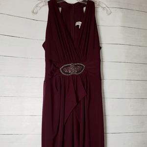 David Meister Womens Halter Dress Wedding Swing Dance Party Cocktail Size 4